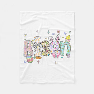 He Is Risen Jesus Christian Happy Easter Women Kid Fleece Blanket