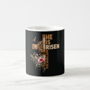He is Risen Jesus Christian Religious Easter Coffee Mug