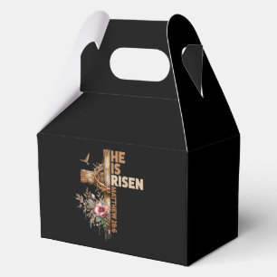 He is Risen Jesus Christian Religious Easter Favour Box
