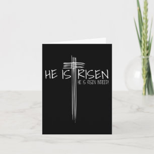 He Is Risen Jesus Easter Christian Faith Gift Card