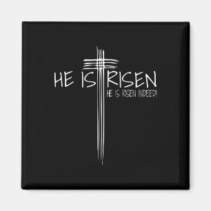 He Is Risen Jesus Easter Christian Faith Gift Magnet