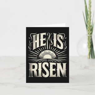 He Is Risen Jesus God Christian Sun Resurrection E Card