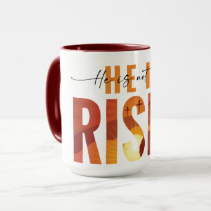 He Is Risen Jesus Resurrection Faith Coffee Mug