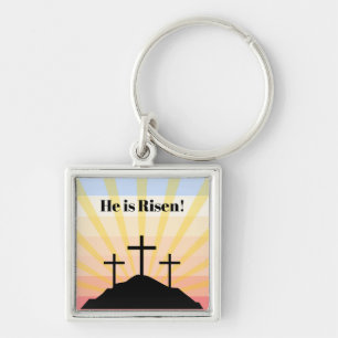 He is Risen Key Ring