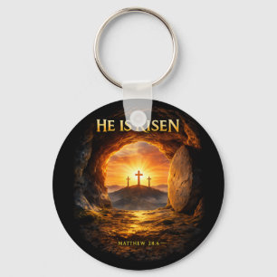 He is Risen Key Ring
