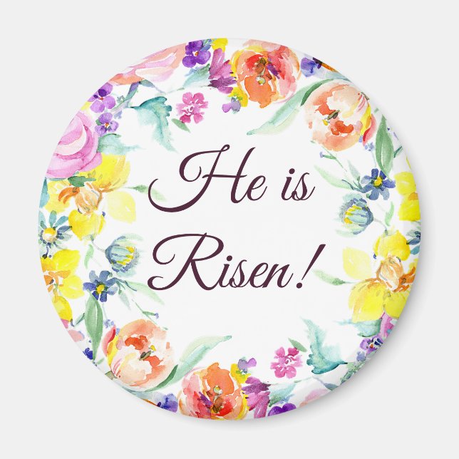 He is risen!    magnet (Front)