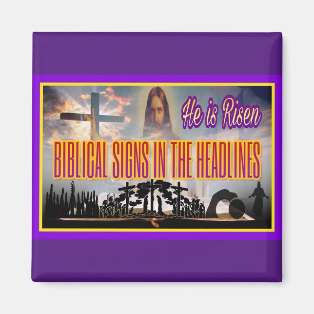 "He is RISEN" Magnet (Front)