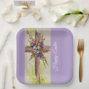 He is Risen  Paper Plate