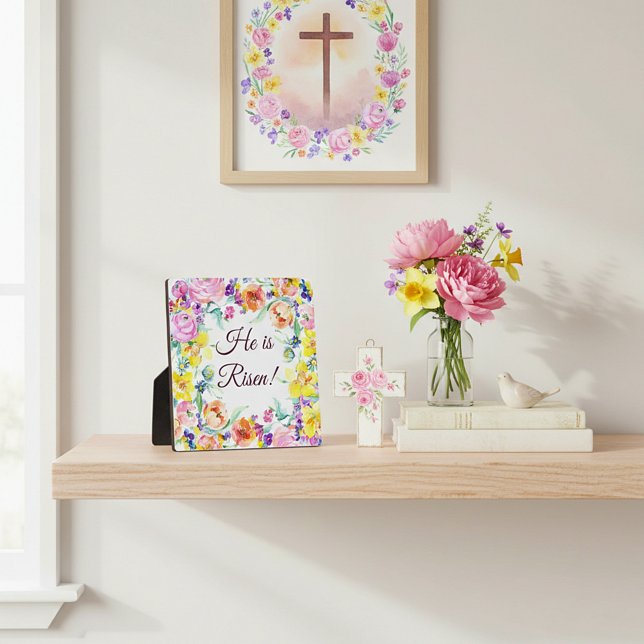 He is risen!     plaque (Creator Uploaded)