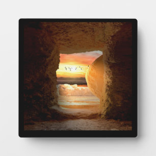 He is Risen  Plaque