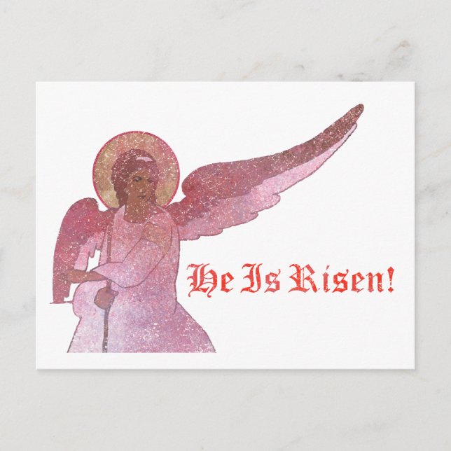 He Is Risen! Postcard (Front)