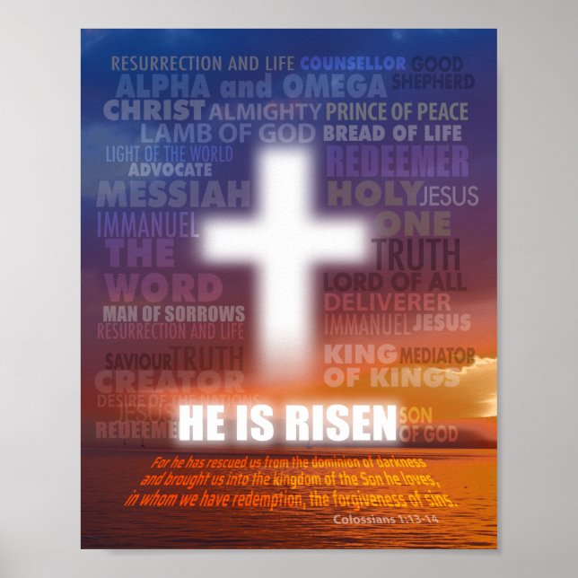 He is Risen Poster (Front)