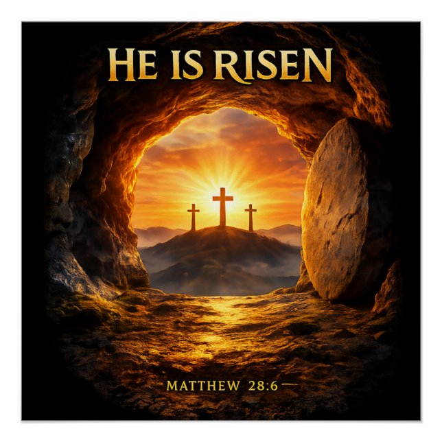 He is Risen Poster (Front)