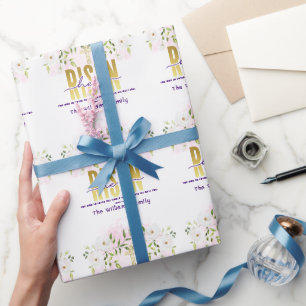 He Is Risen Religious Christian Quote Easter Wrapping Paper