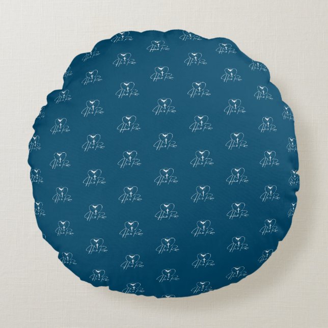 He Is Risen Round Cushion (Front)