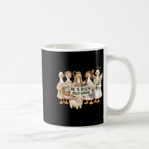 He is Risen Silly Goose Christian Easter Religious Coffee Mug