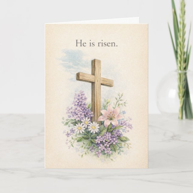 He is Risen...So are Expectations - Easter Card (Front)