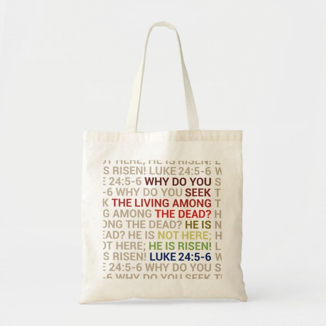 He is Risen Tote Bag (Front)