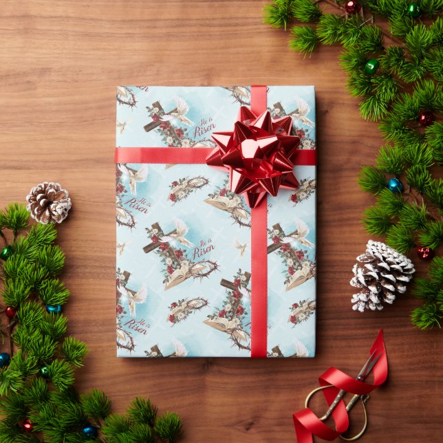 He Is Risen Wrapping Paper (Holiday Gift)