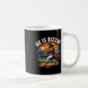 He Is Rizzen Easter Jesus Saves Shirt Religious Ch Coffee Mug