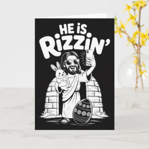He Is Rizzin Easter Card Gen Z Christian Meme