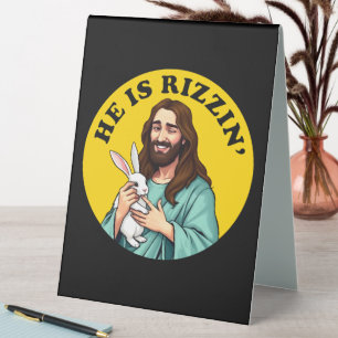 He Is Rizzin Funny Jesus Christian Easter Day