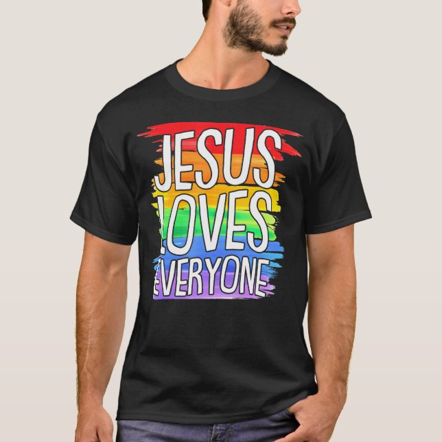 He Is Rizzin Funny Jesus Playing Basketball Jesus  T-Shirt (Front)