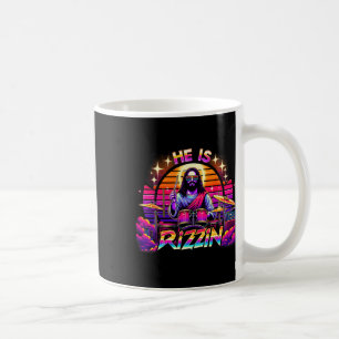 He Is Rizzin' Happy Easter Day Funny Christian Nd Coffee Mug