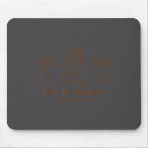 He Is Rizzin Jesus For Kids Girls Boys Women Youth Mouse Pad