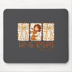 He Is Rizzin Jesus For Kids Girls Boys Women Youth Mouse Pad