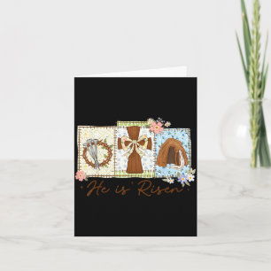 He is rizzin jesus funny for kids boy women youth card