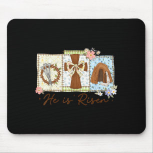 He is rizzin jesus funny for kids boy women youth mouse pad