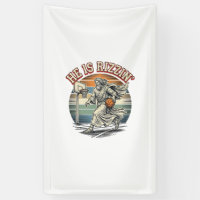 He Is Rizzin Vintage Basketball Religious Shirt De