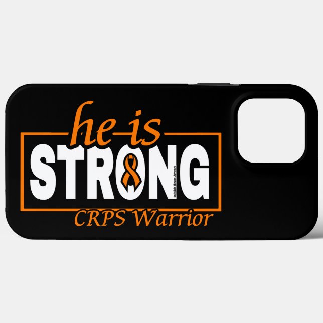 HE IS STRONG...CRPS Case-Mate iPhone CASE (Back (Horizontal))