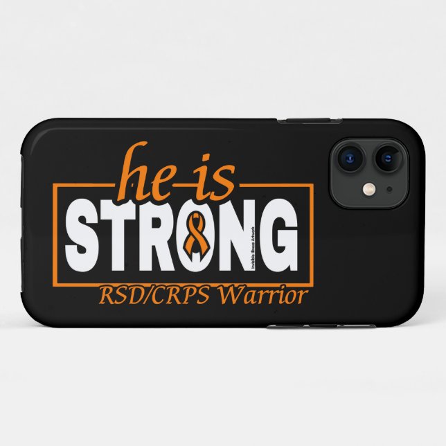 HE IS STRONG...RSD/CRPS Case-Mate iPhone CASE (Back (Horizontal))
