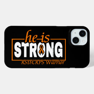 HE IS STRONG...RSD/CRPS iPhone 15 MINI CASE
