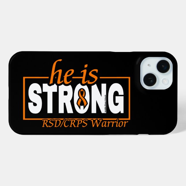 HE IS STRONG...RSD/CRPS Case-Mate iPhone CASE (Back (Horizontal))