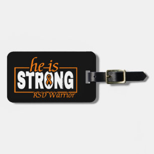 HE IS STRONG...RSD LUGGAGE TAG