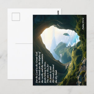 He is the Great God, God & Creation Verse Postcard