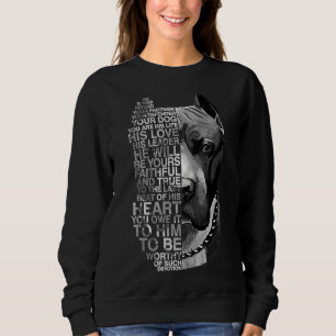 He Is Your Friend Your Partner Your Dog Pitbull Cl Sweatshirt