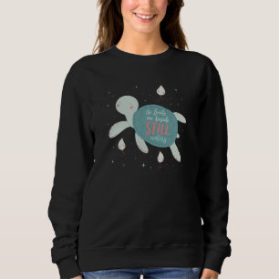 He Leads Me Beside Still Waters Sea Turtle Christi Sweatshirt