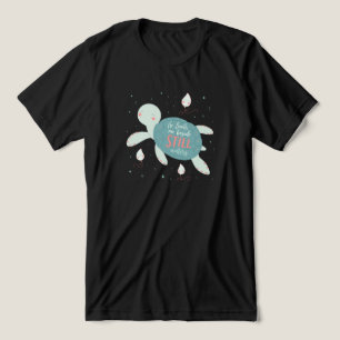 He Leads Me Beside Still Waters Sea Turtle Christi Tri-Blend Shirt