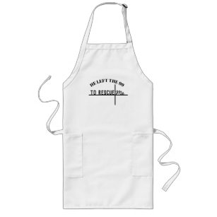He Left The 99 To Rescue Me Inspirational Bible Long Apron