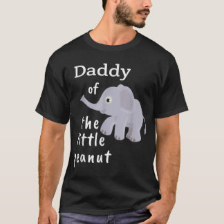 he Little Peanut Elephant Baby Shower Shirt for D