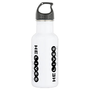 He lives Get To Know Him. He Saves Get In On This 532 Ml Water Bottle