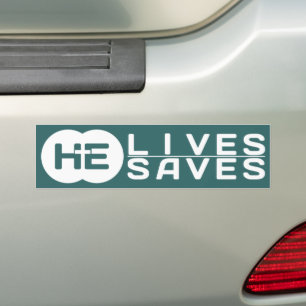 HE Lives HE Saves The Cross Jesus Bumper Sticker