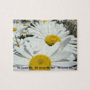He Loves Me He Loves Me Not puzzle Daisies