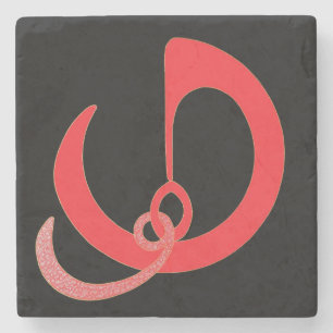 He - Marble Stone Coaster