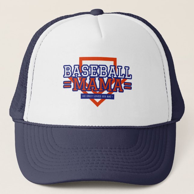  He Only Loves His Bat Trucker Hat (Front)