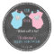 He or She Gender Reveal Chalkboard Baby Shower